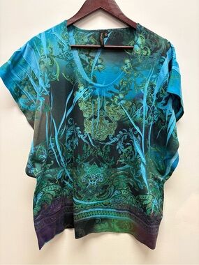 4 for $25 💙 Susan Lawrence Printed Top Size 1X 💙